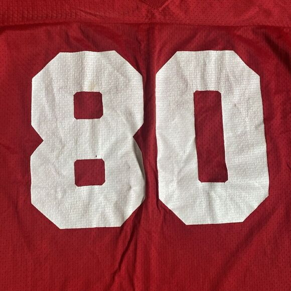 Champion Brand San Francisco 49ers Jerry Rice 80s Jersey SZ 48 Vintage - Picture 2 of 14
